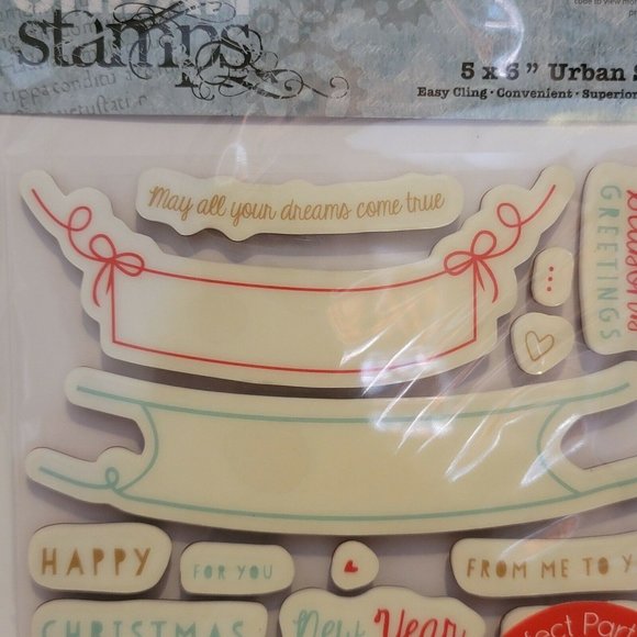 Urban Stamps Foam 12 Days Of Christmas Easy Cling - Picture 4 of 12